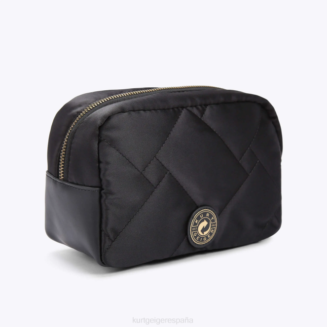 Kurt Geiger mujer bolsa de cosméticos reciclada de Londres 2LPR280 | bolsas negro